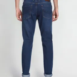 Arrow Sport Dark Blue Lightly Washed Slim Fit Jeans image 2