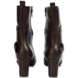 Ginger by Lifestyle Women's Brown Casual Booties image 4
