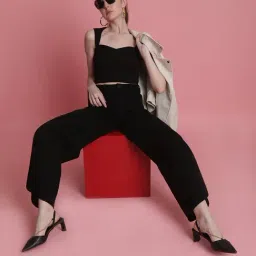 Bene Kleed Black Wide Leg High-Rise Jeans image 5