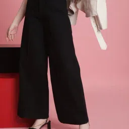 Bene Kleed Black Wide Leg High-Rise Jeans image 3