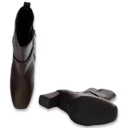 Ginger by Lifestyle Women's Brown Casual Booties image 3