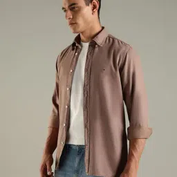 Tommy Hilfiger Beige Regular Fit Shirt image 3