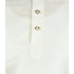 SG Yuvraj Kids White & Maroon Solid Kurta with Dhotis image 5