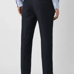 Van Heusen Navy Slim Fit Trousers image 2