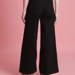 Bene Kleed Black Wide Leg High-Rise Jeans image 2
