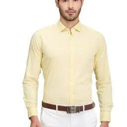 Raymond Yellow Regular Fit Shirt-image-40