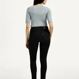 Levi's 721 Black Skinny Fit Jeans image 2