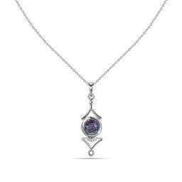 Ornate Jewels 925 Silver Blue Rhodium Plated Alexandrite for Women & Girls-picture-23