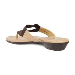 Bata Women's Beige Thong Sandals image 5