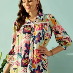 The Kaftan Company Multicolored Printed Shirt-image-50