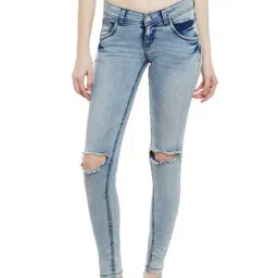 Miss Chase Blue Skinny Fit Low Rise Jeans-picture-29