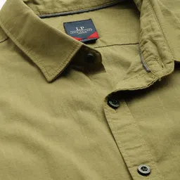 Louis Philippe Jeans Pure Cotton Slim Fit Opaque Casual Shirt image 5