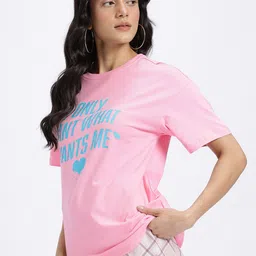 glitchez Urban Edge Oversize Typo Print T-shirt image 4