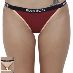 BASIICS by La Intimo Multicolor Cotton Bikini Panty( Pack Of 3 )-picture-23