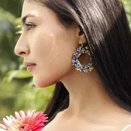 Jenni and Janki Circular Drop Earrings-picture-36
