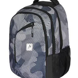 mike bags Mike Terminator Deluxe Pro Laptop Backpack-Grey - Height - 19 Inches image 3