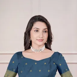 Okom Woven Design Zari Banarasi Saree With Blouse Piece image 2