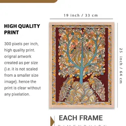 Kotart Brown & White 3 Pieces Floral & Botanical Printed Wooden Wall Arts image 5