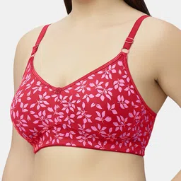 Sonari Women Floral Printed Full Coverage Non-Padded Bra image 5