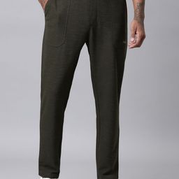 FILA Men Olive Cotton Mid-Rise Track Pant-picture-45
