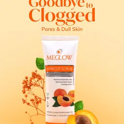 MEGLOW Set Of 3 BB+ Cream SPF 15+ - 30 g, Apricot Scrub & Refreshing Face Wash - 70g Each image 5