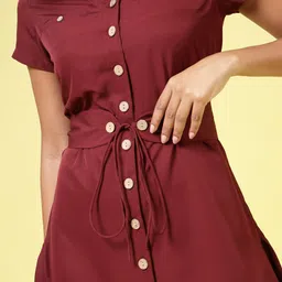 BEING NAUGHTY Fit & Flare Mini Dress image 3