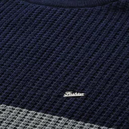 The Roadster Lifestyle Co Striped Woollen Pullover image 3