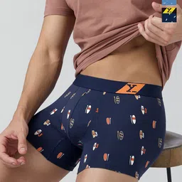 XYXX  Splash Intellifresh Pack Of 3 Printed Anti-Roll Cotton Trunks XYTRNK3PCKN919 image 1