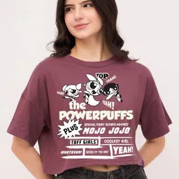 Dreambe Women Printed Drop-Shoulder Sleeves T-shirt-picture-29