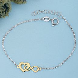 Carlton London 925 Sterling Silver Rhodium-Plated Charm Bracelet-picture-40