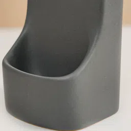 MARKET99 Grey Solid Ceramic Soap Dispenser image 4