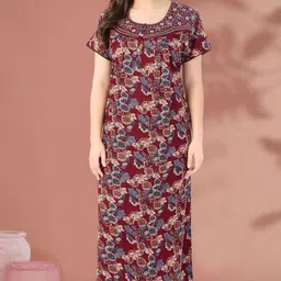 Soulemo Printed Maxi Nightdress-picture-40