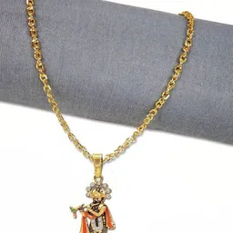 Utkarsh Gold-Plated Contemporary Pendants with Chains image 4