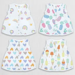 1st Step Girls Conversational Print Fit & Flare Dress-picture-22