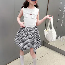 LULU & SKY Girls Printed Top with Skirt image 2