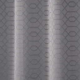 Saral Home Grey Geometric Black Out Window image 2