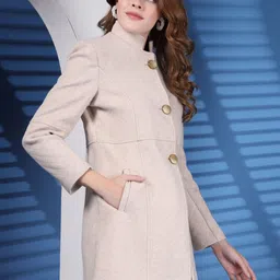 The Roadster Lifestyle Co Mock Collar Overcoat image 5