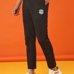 V-Mart Men Regular Fit Mid-Rise Track Pants image 4