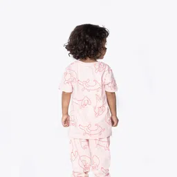 Reedoo Kids Printed Pure Cotton Printed Pure Cotton Sweatshirt With Joggers image 2