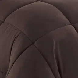 RF RELAXFEEL Brown Microfiber Heavy Winter 500 GSM Double Bed Quilt image 2