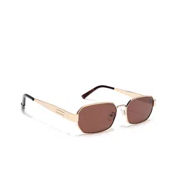 Eyejack Unisex Lens & Gold-Toned Rectangle Sunglasses with UV Protected Lens-picture-29