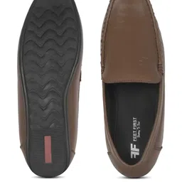 FEET FIRST Men Leather Loafers Shoes-image-5