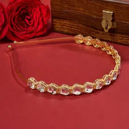 TEEJH Women Beaded Hairband-image-89