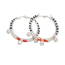 Missmister Kids Brass Silver-Plated Kada Bracelet-picture-26