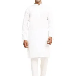 IMAGO Mandarin Collar Pure Cotton Straight Kurta-picture-13