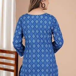 INAVISH Ethnic Motifs Printed Pure Cotton Kurti image 5