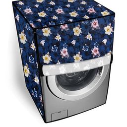 The Furnishing Tree Blue Plastic Washing Machine Cover-picture-13