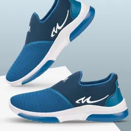 Trendzone Air Tblue Men Woven Design Slip-On Sneakers image 1