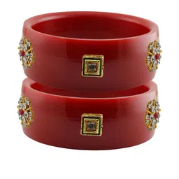 Vidhya Kangan Women Red Bangle-picture-31