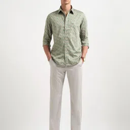 Arrow Sport Men Floral Printed Spread Collar Pure Cotton Casual Shirt image 2